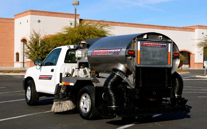 Commercial Parking Lot Sweeper in Tucson, Arizona